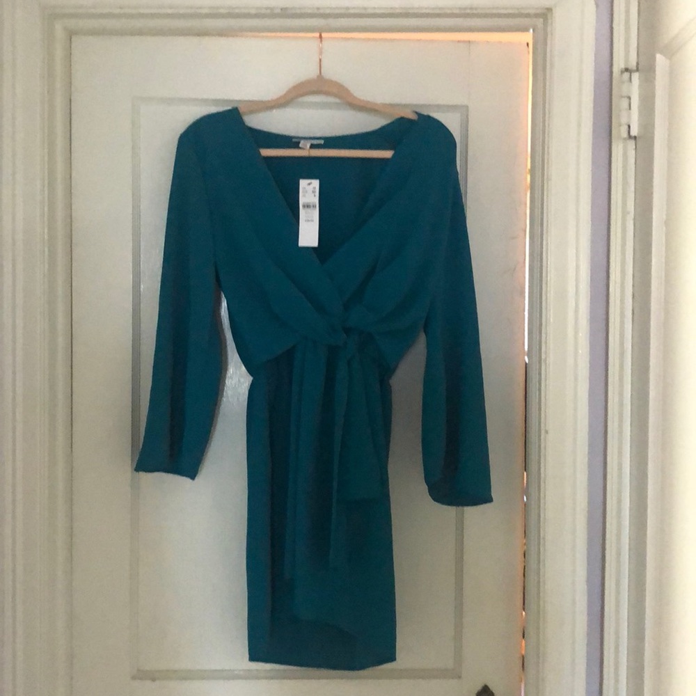 Top shop midi blueish/ green dress